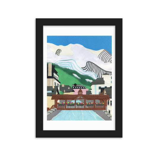 KISSING BRIDGE // FRAMED PRINT